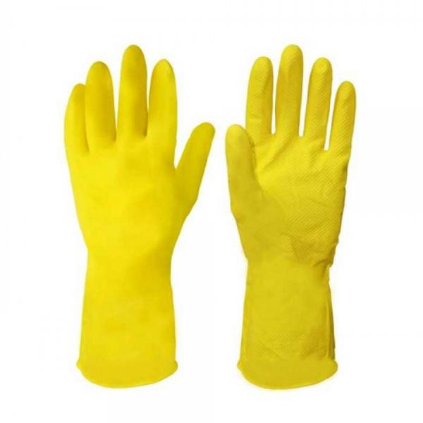 LUVA LÁTEX NATURAL AMARELA BECARE CA-37096